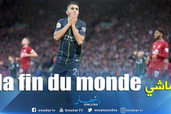 محرز:”سددت الكرة في الوسط لكنها إرتفعت..”