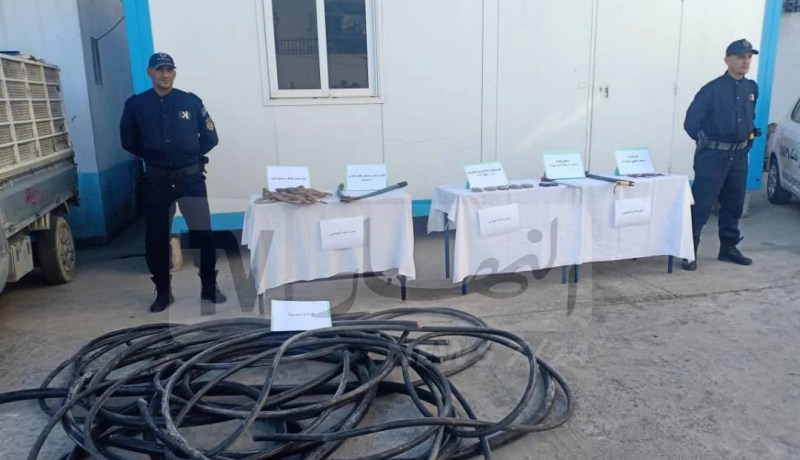عنابة: أمن البوني يحجز 486 غ قنب هندي ويسترجع 90 متر من كوابل الانترنت