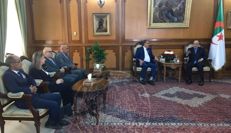 رئيس الجمهورية يستقبل وفدا عن المنظمة الوطنية لأبناء المجاهدين