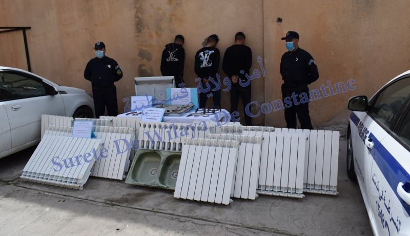 قسنطينة: أمن ماسينيسا يطيح بسارقي شقق جاهزة ويسترجع المسروقات