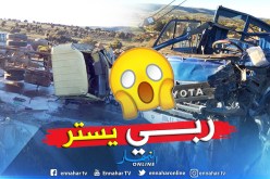 بالصور.. هلاك شخصين وإصابة إثنين أخرين في حادث مرور بسعيدة