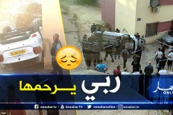 بالصور .. وفاة إمرأة إثر سقوط سيارة “سامبول” من أعلى جسر بسعيدة