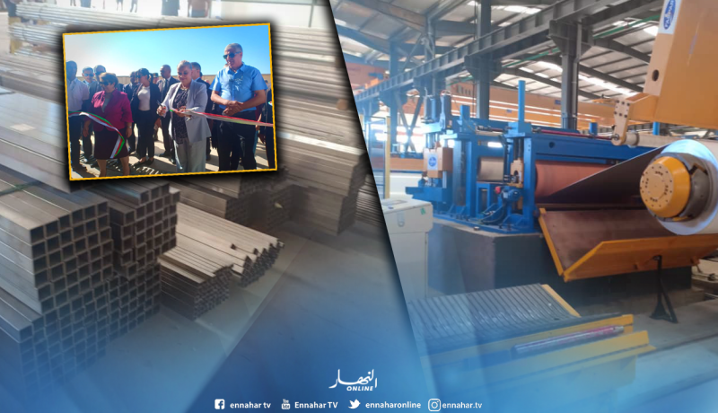 بالصور تدشين مصنع لصناعة أنابيب وصفائح الإينوكس