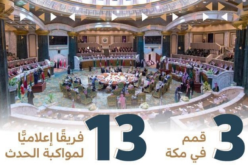 390 إعلامي وصحفي دولي لتغطية أشغال القمم العربية بمكة 