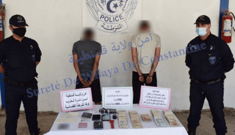 قسنطينة: وضع حد لنشاط عصابة سرقة استولت على مبالغ مالية من منزل بالخروب