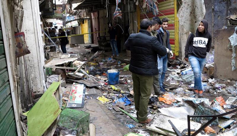 مقتل وإصابة 100 شخص في انفجار مزدوج بالعراق