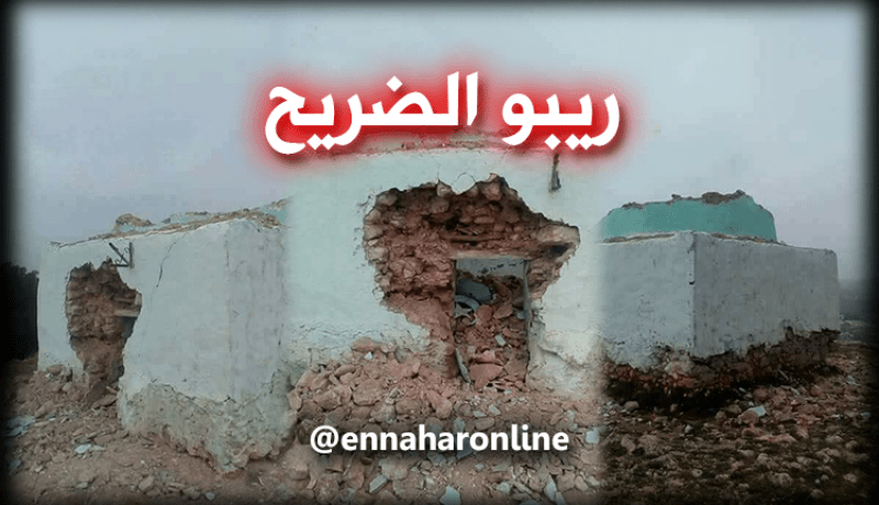 بالصور..تحطيم ضريح بوهران