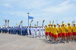 شرطة الدرجات الهوائية جديد المخطط الأزرق لصيف 2018