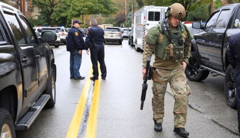 11  قتيلا في حادث إطلاق نار قرب كنيسة ببنسلفانيا الأمريكية