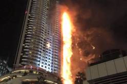 فرق إطفاء دبي أخلت الفندق وسيطرت على 65 % من الحريق