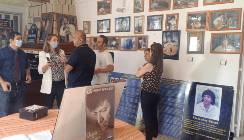 مديرة الثقافة بتيزي وزو تزور منزل الفنان الراحل معطوب الوناس