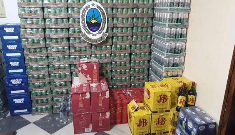 حجز 3120 وحدة من المشروبات الكحولية بتلمسان