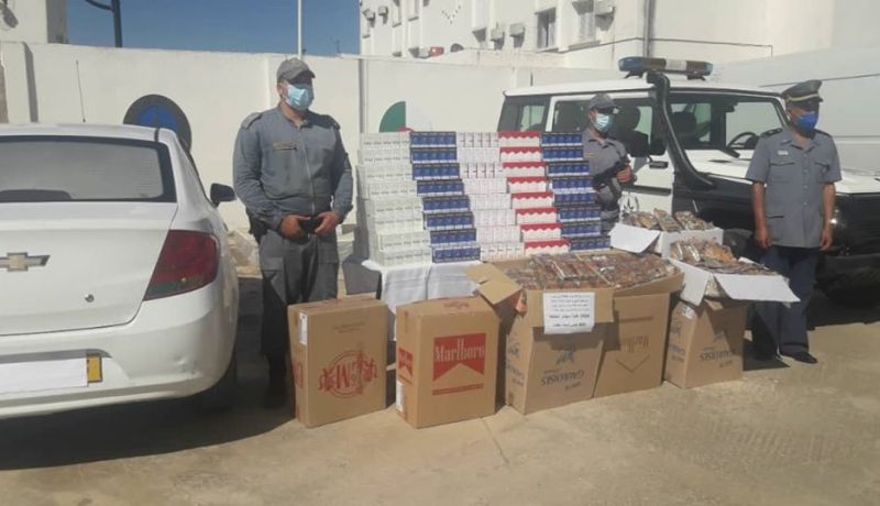 عنابة..إحباط محاولة تهريب كمية معتبرة من السجائر والمواد التبغية