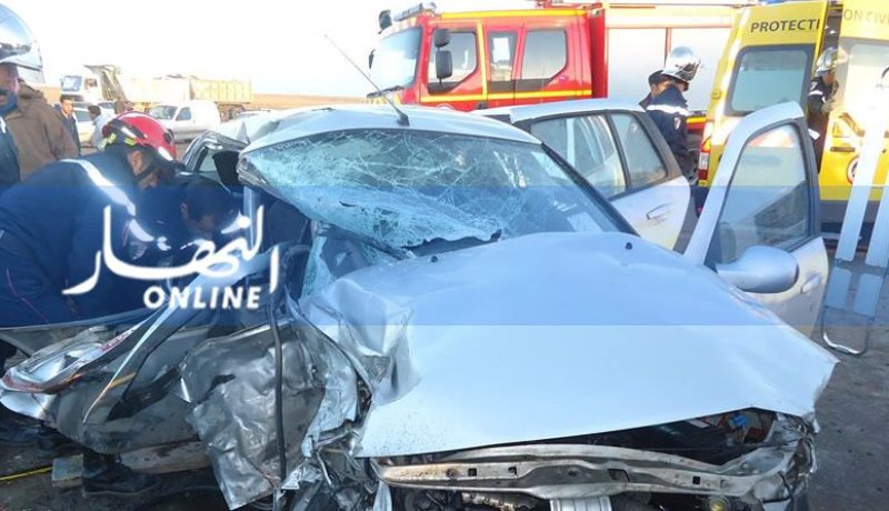 سكيكدة : 7 جرحى في حادث مرور بسيدي مزغيش