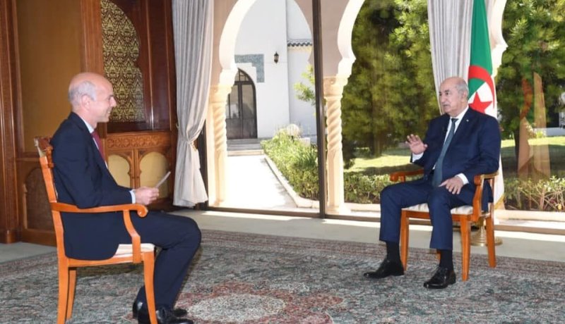 هذا أهم ماصرح به الرئيس تبون خلال المقابلة الصحفية مع قناة فرانس 24 الفرنسية