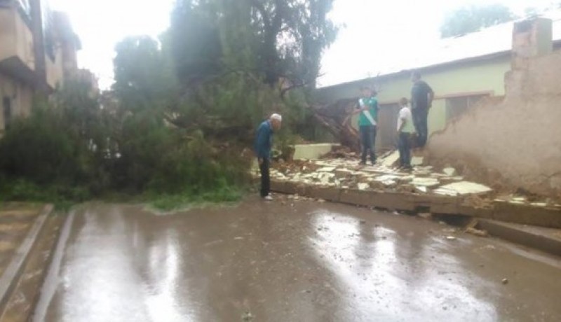 تسجيل عدة خسائر بسبب رياح قوية بأقصى شمال شرق البلاد