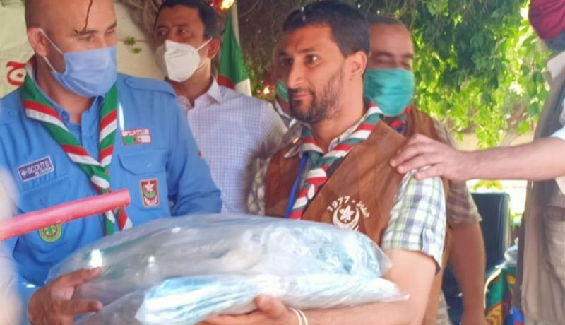 العاصمة: توزيع 5 آلاف كمامة و100 قفة لفائدة المعوزين بالحراش