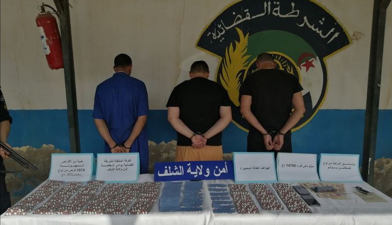 توقيف ثلاثة مروجين للمؤثرات العقلية بالشلف