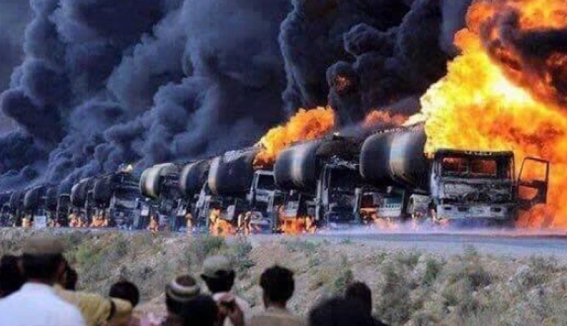 مقاتلات روسية تدمر 500 شاحنة نقل بيترول داعشية في طريقها إلى تركيا