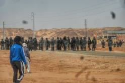 مناوشات متقطعة بين محتجين والشرطة بتمنراست