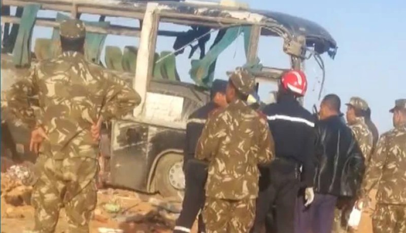 وفاة 11 شخصا في حادث مرور بين عين صالح والمنيعة