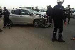 حادث مرور مميت في الطريق السيار الرابط بين العلمة و سطيف