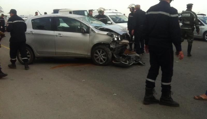 حادث مرور مميت في الطريق السيار الرابط بين العلمة و سطيف