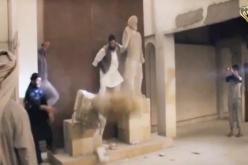 بالصور  داعش يهدم آثار في العراق