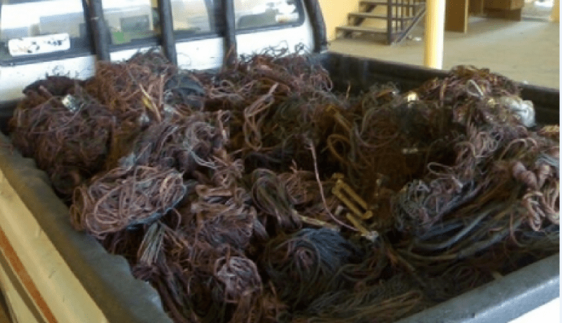 إحباط محاولة تهريب أكثر من 10 قناطر من نفايات نحاسية بتلمسان