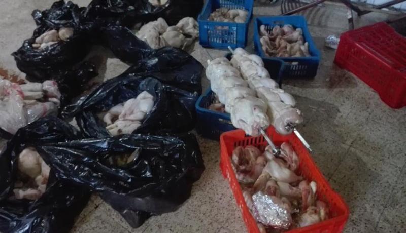 حجز قرابة 5 قناطير من اللحوم البيضاء الفاسدة ببومرداس
