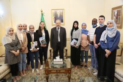 قوجيل يستقبل مجموعة من طلبة المدرسة الوطنية العليا للصحافة