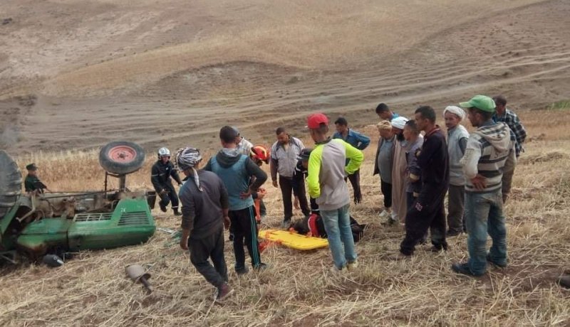 الشلف: إصابة شخصين خلال انقلاب جرار
