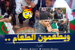 بالفيديو .. إطعام الطعام وتوزيع الحلويات .. زردات في مسيرات الجزائريين
