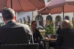 وزير الخارجية الألماني يتجول بالعاصمة قبل مغادرته أرض الوطن