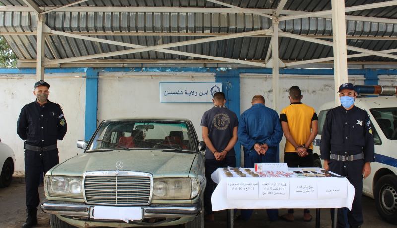 تلمسان: الإطاحة بشبكة إجرامية مختصة في ترويج المخدرات والمؤثرات العقلية