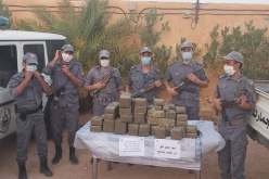 جمارك الأغواط تحجز 122 كيلوغرام من الكيف المعالج