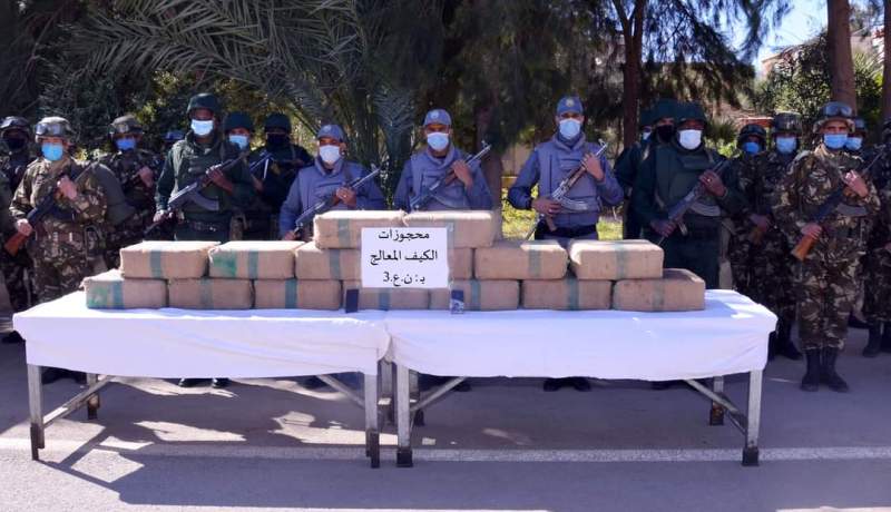 حجز أزيد من 9 قناطير “زطلة” حاولت مجموعات إجرامية إدخالها عبر المغرب