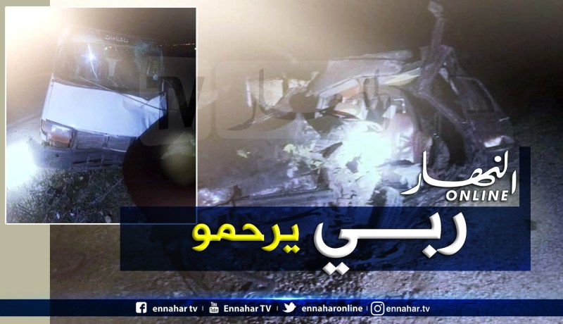 وفاة شخص وجرح آخر في حادث إصطدام بين سيارتين في السوقر بتيارت