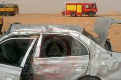 غرداية: إصابة شخصين في انحراف وانقلاب سيارة
