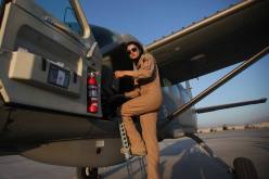 صور لأول قائدة في الجيش الأفغاني