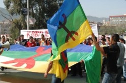 انفصاليو منطقة القبائل يحرقون صورة بوتفليقة في مسيرة بتيزي وزو