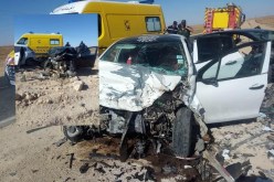 الأغواط..قتيلان و4 جرحى في إصطدام بين سيارتين في بلدية واد مرة