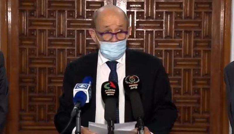 وزير الخارجية الفرنسي: جئت إلى الجزائر لإبراز العلاقات المتينة .. والجزائر هي الشريك الأوّل لفرنسا