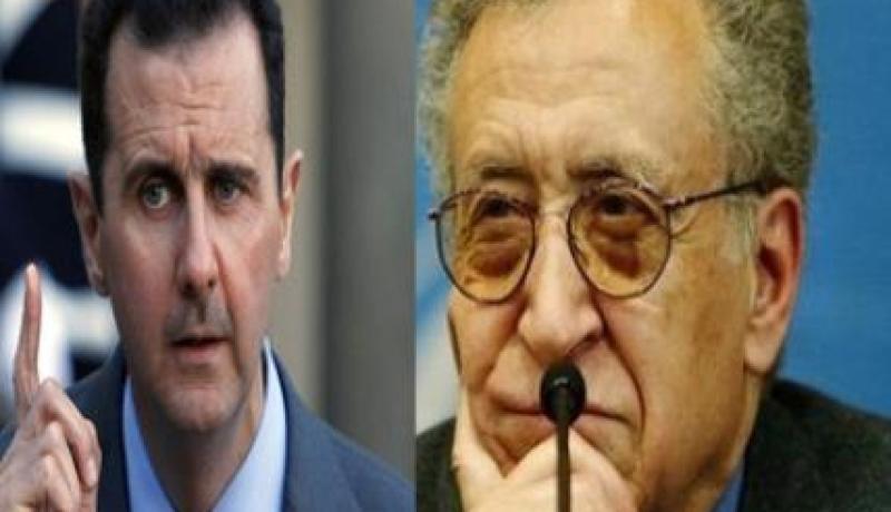 الإبراهيمى يلتقى الأسد اليوم وسط تصاعد للعنف فى أنحاء سورية