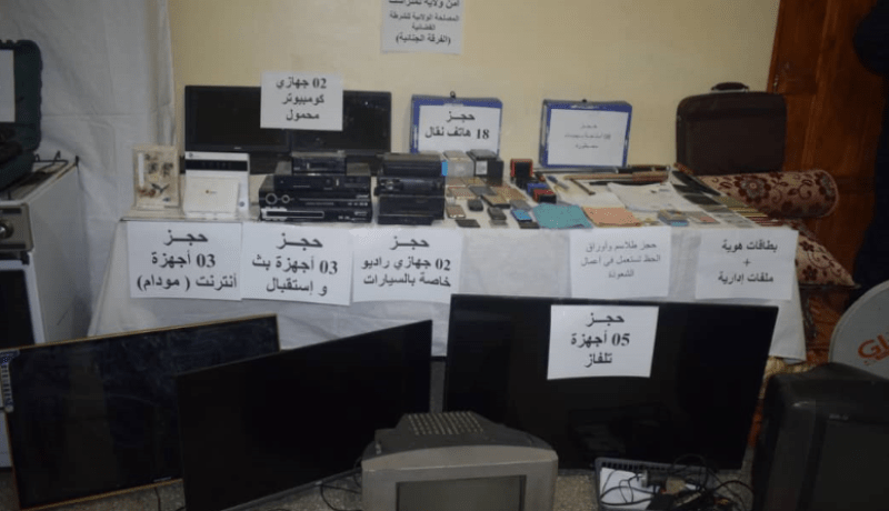 تمنراست الإطاحة بعصابة مختصة في سرقة المنازل وإسترجاع المسروقات