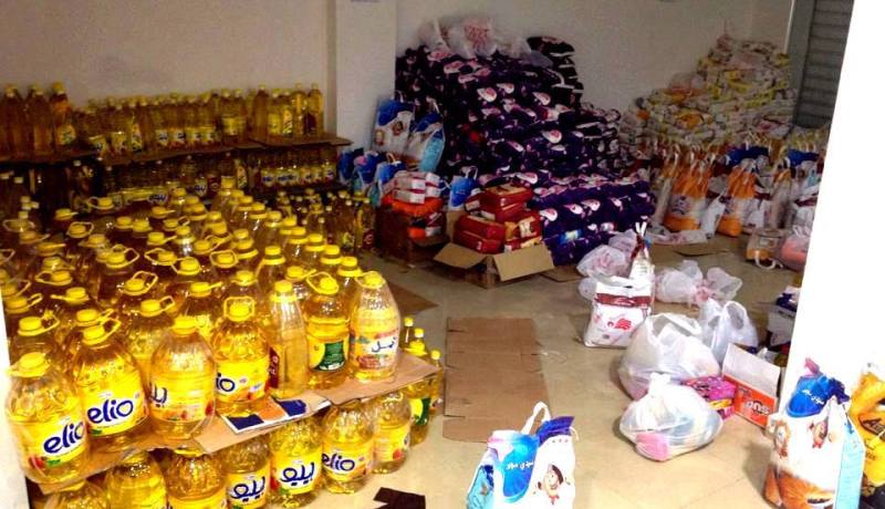 جمعيات خيرية تنظم حملة تبرعات لصالح العائلات المعوزة بالقبة