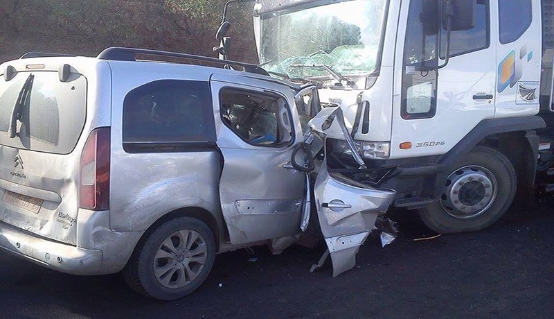 حوادث المرور تودي بحياة 6 أشخاص وإصابة 263 آخرين خلال أسبوع