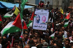 هكذا ودع الفلسطينيون الشهيدة رزان النجار