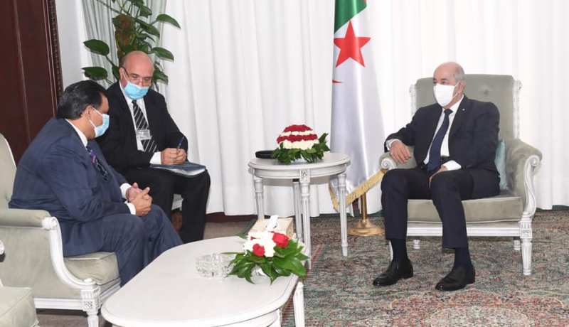 رئيس الجمهورية يستقبل سفير الهند لدى الجزائر