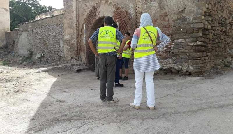 وزيرة البيئة تشكر جمعية دنيا والمساهمين في تنظيف قصبة تنس القديمة